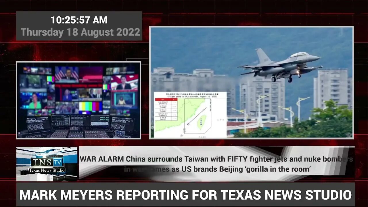 China surrounds Taiwan with FIFTY fighter jets and nuke bombers in war games