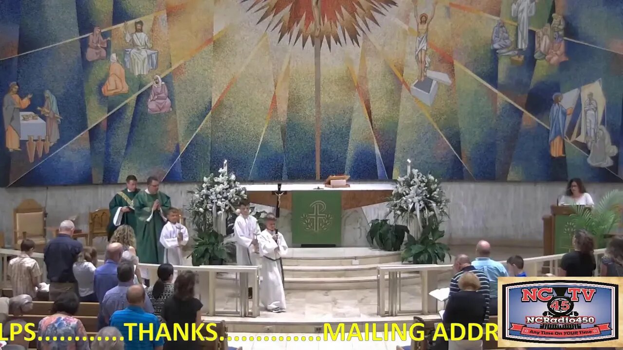 NCTV45 CATHOLIC MASS FROM HOLY SPIRIT PARISH (ST VITUS SITE) 9 AM SUNDAY AUGUST 13 2023