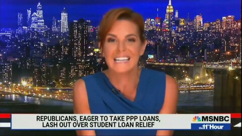 MSNBC financial guru wrongly thinks student loan "relief" and tax cuts are the same thing - 8/30/22