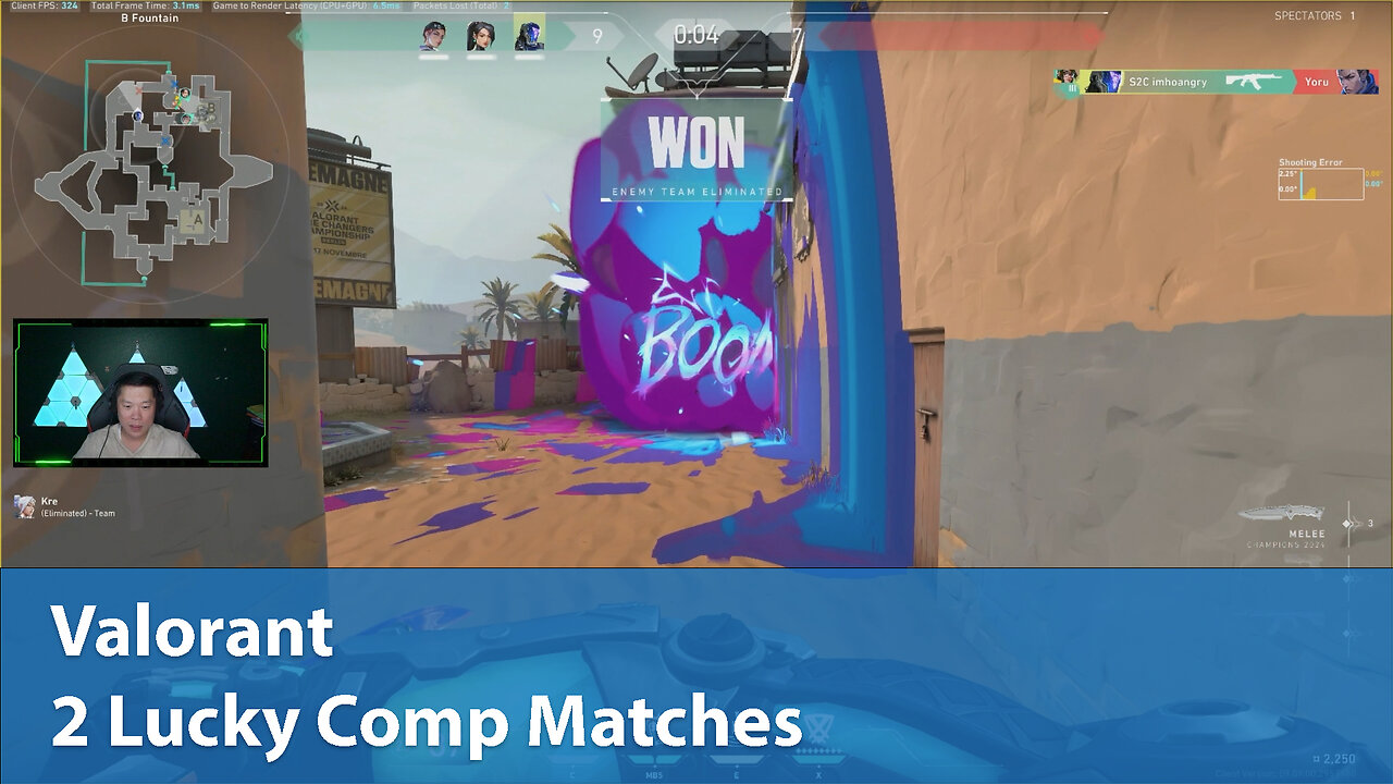 2 Lucky Comp Matches | Competitive 4W-0L | Valorant