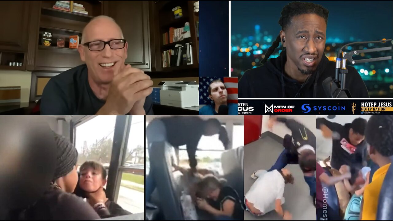 Scott Adams "Get Away From Black People." Olin Leaves Hotep Jesus Speechless On Black Crime!