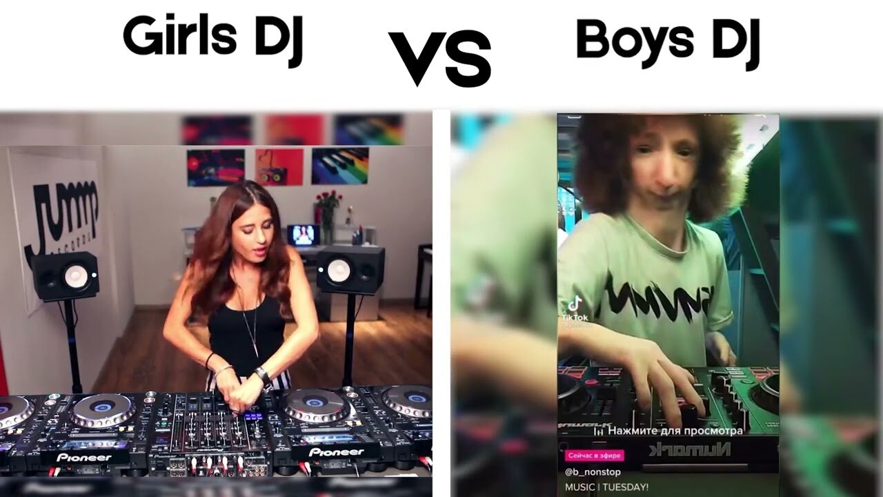 Girls DJ vs Boys DJ 😏 funny videos