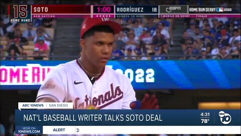 Baseball writer Scott Miller talks Soto deal