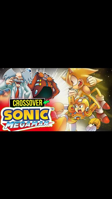 SONIC vs MEGAMAN | CROSSOVER do SONIC e MEGA MAN #shorts