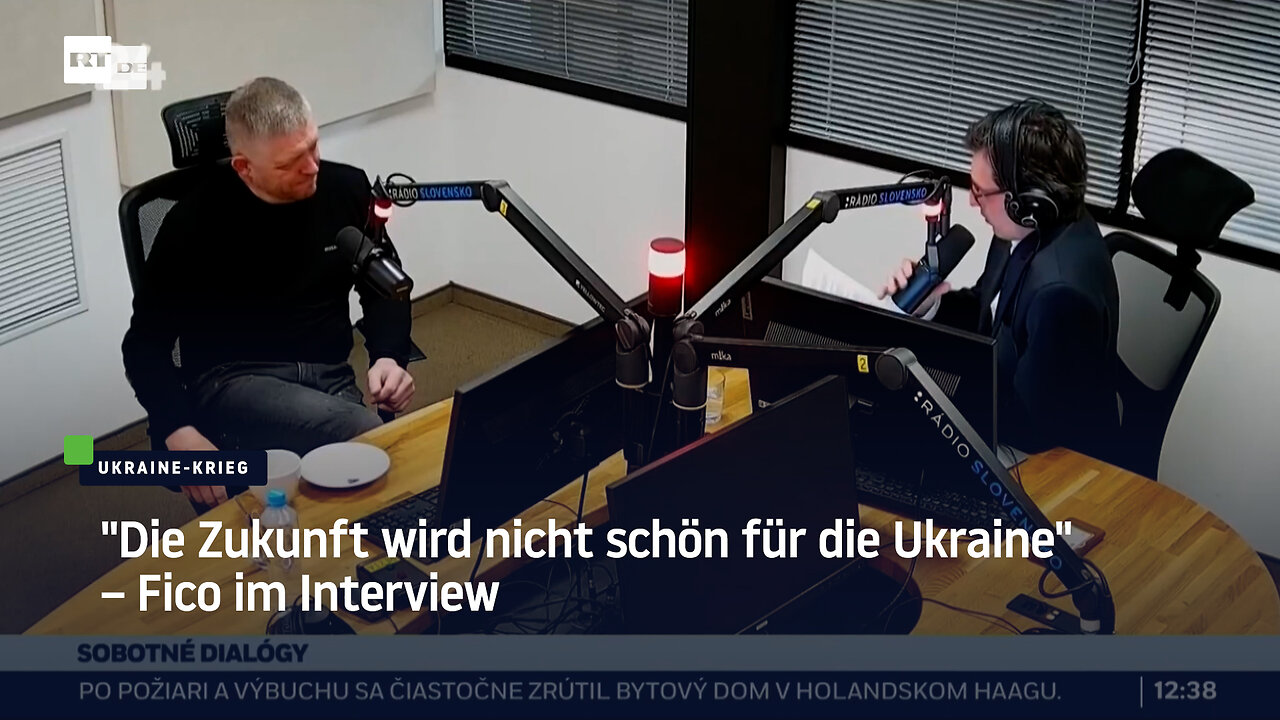 "Die Zukunft wird nicht schön für die Ukraine" – Fico im Interview