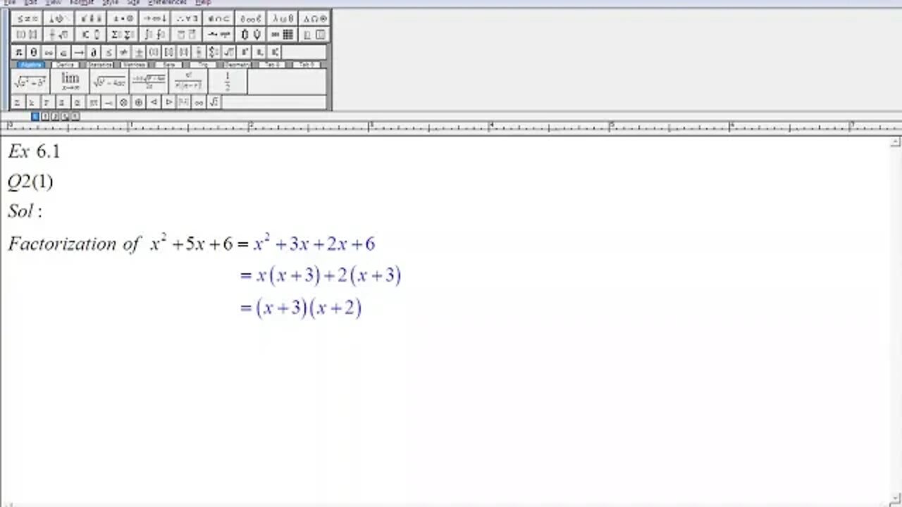 Class 9th Math Ex6 1 Q2
