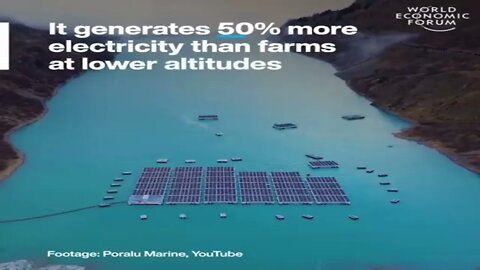 World Economic Forum presents the largest floating solar plant in Germany