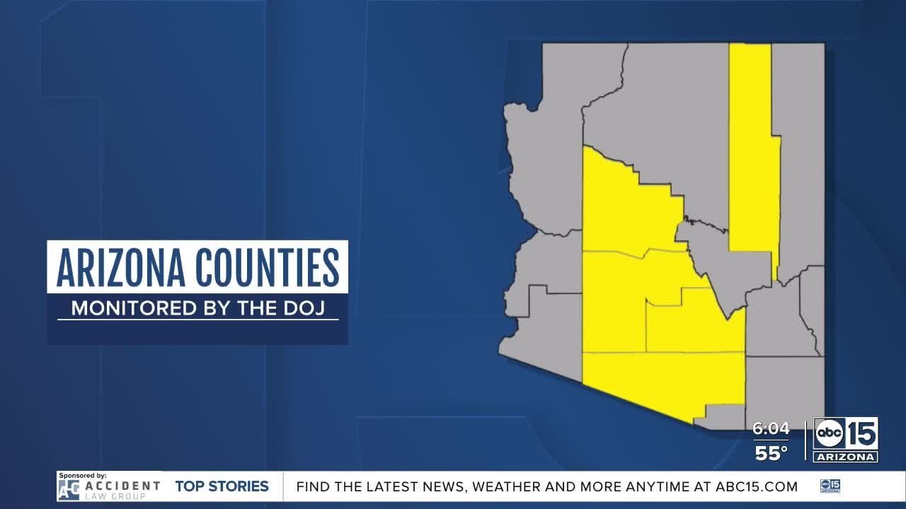 Department of Justice to send personnel to monitor federal voting rights law compliance at polls in Arizona