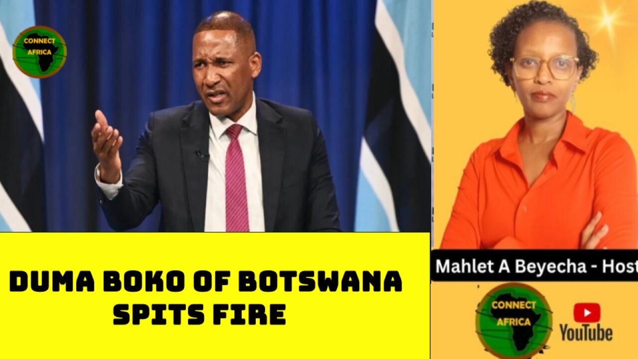 DUMA BOKO OF BOTSWANA UNVEILS A SHOCKING TRUTH