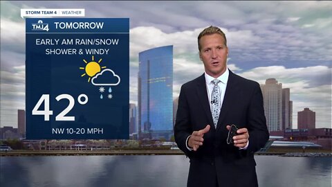 Colder weather is here to stay: Rain/snow showers continue Friday morning