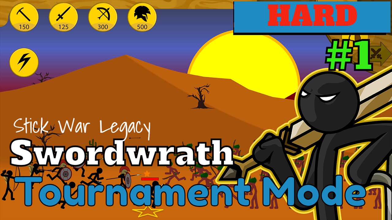 Tournament Mode | Levels Hard | 1st Round | Swordwrath VS Maverick