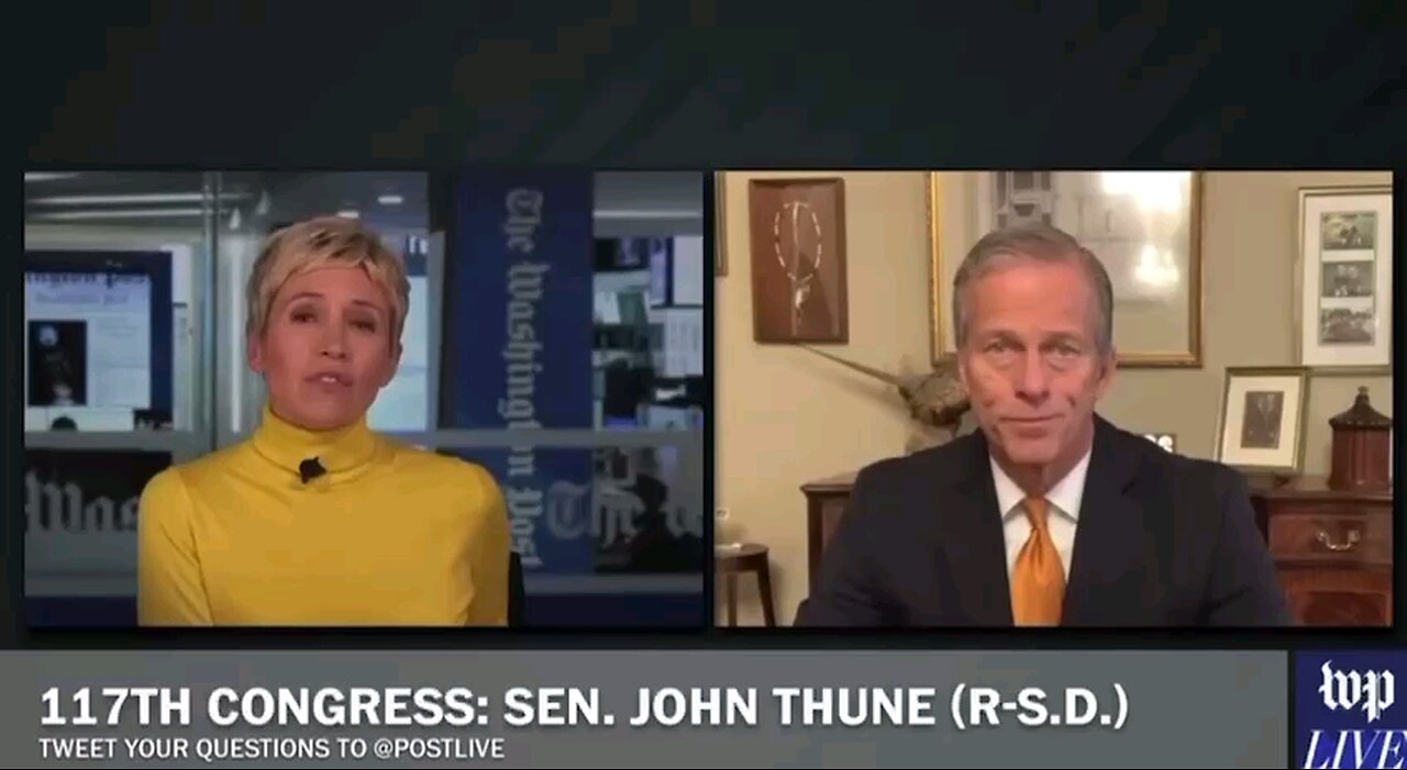 John Thune on whether he would support Trump running for President: I’m hoping we get other options.