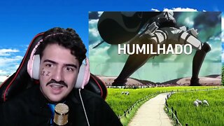 🔴 PASTOR REACT Itadori e Gojo VS. Eren e Levi | Combate de Rimas [Prod. Tander]