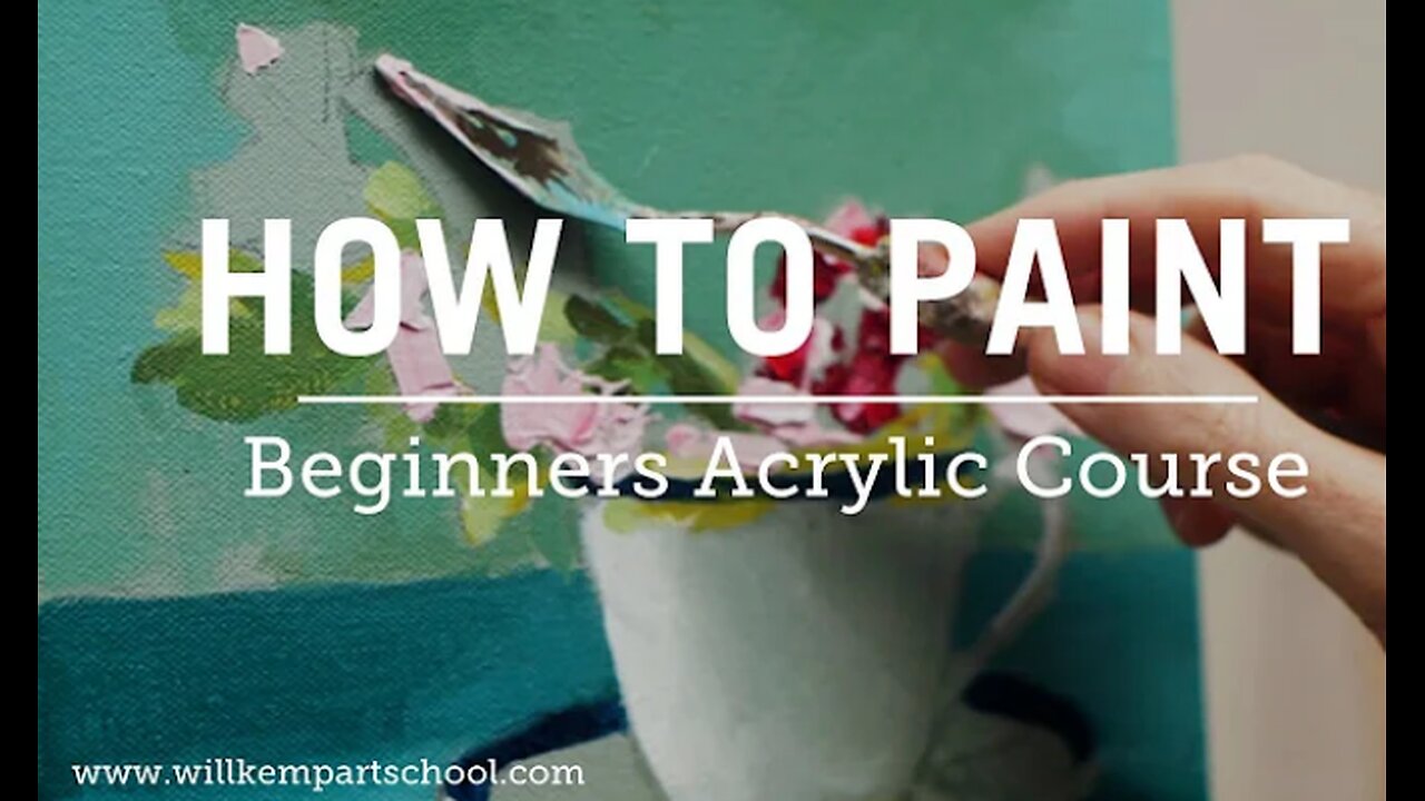 🎨Beginners Acrylic Painting Course🎨 #trending #trend #viral #viralvideo