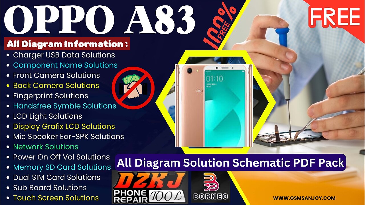 OPPO A83 Hardware Schematic Diagram Free Solution