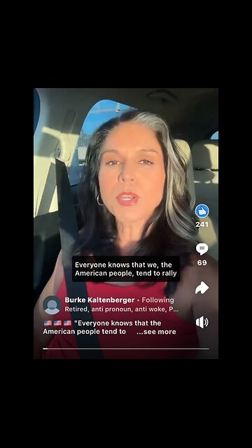 Captioned - Tulsi Gabbard tells us that Democrats want more wars