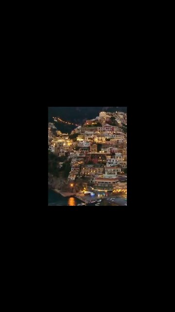 Positano at night