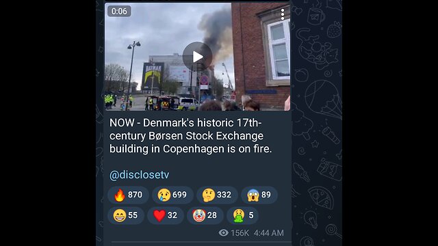 News Shorts: Building in Denmark Burned