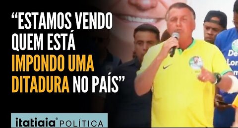 BOLSONARO COMMENTS ON BLOCKING OF 'X' IN BRAZIL: "WE ARE SEEING WHO IS IMPOSING A DICTATORSHIP"