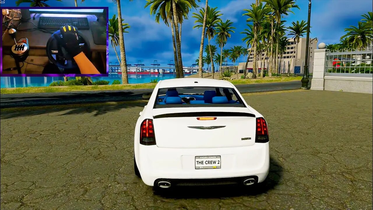 Chrysler 300C SRT8 Realistic Cruise in Miami | The Crew 2 | Thrustmaster T150 Pro + TH8A Shifter