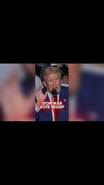 Trump: A Vote For Comrade Kamala is a Vote For World War 3 - 9/13/24