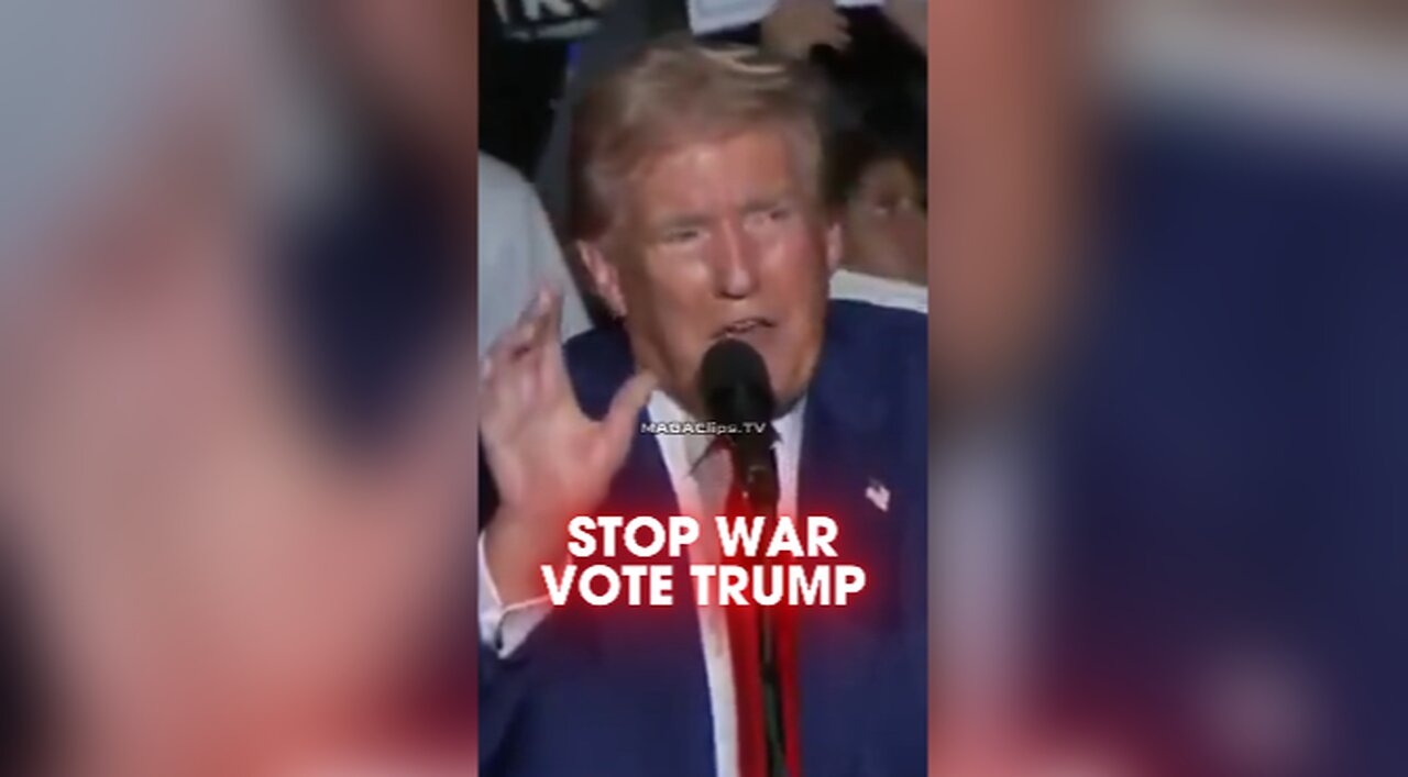 Trump: A Vote For Comrade Kamala is a Vote For World War 3 - 9/13/24