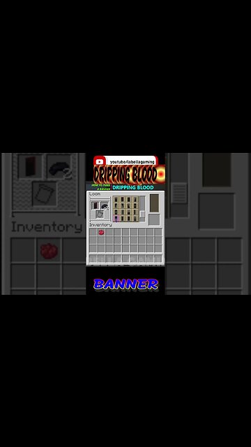 Dripping Blood Banner | Minecraft