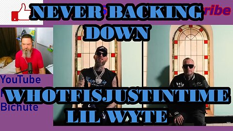 NEVER BACKING DOWN: WhoTFIsJustinTime Lil Wyte -Pitt Reacts