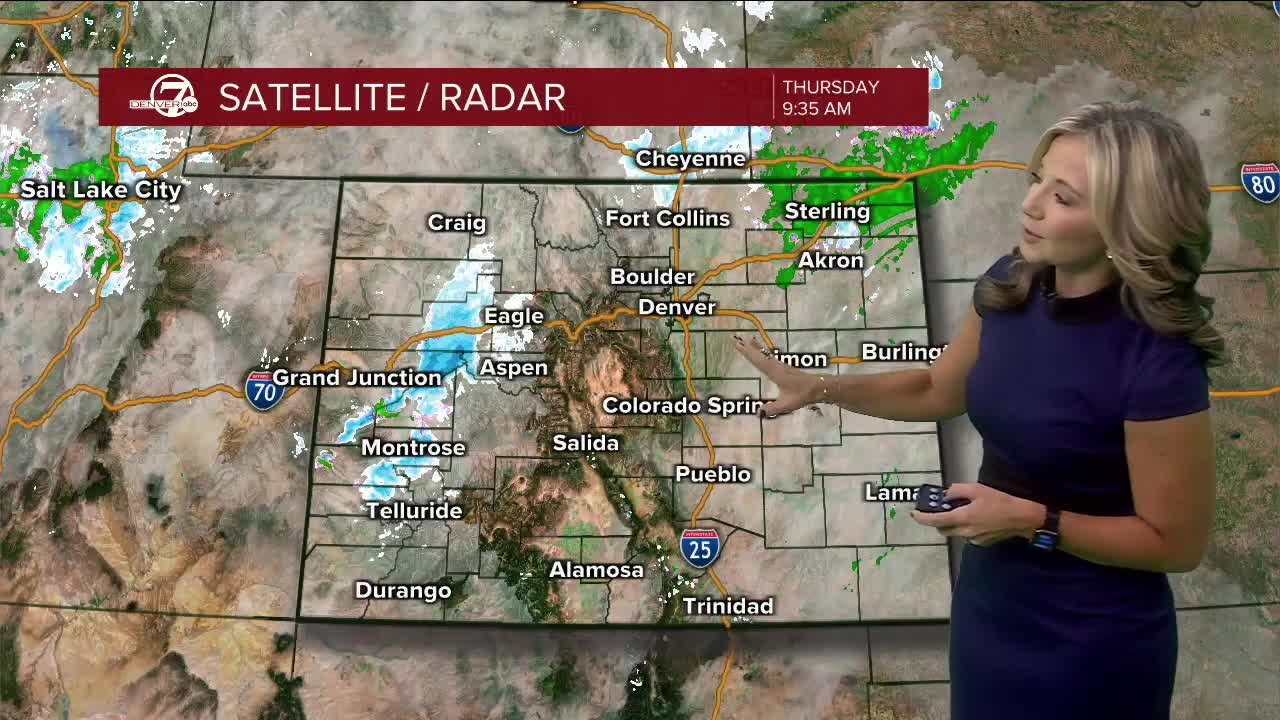 What to expect as quick storm moves across Colorado Thursday