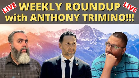 Let's have a VERY SERIOUS talk with ANTHONY TRIMINO!!!