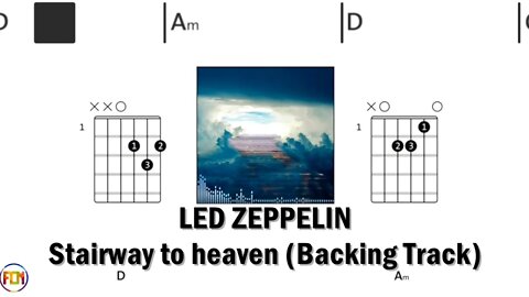 LED ZEPPELIN Stairway to heaven - Backing Track FCN GUITAR CHORDS & LYRICS