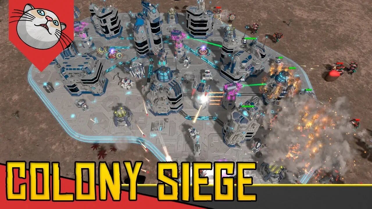RTS e Tower Defense com BOSS FINAL - Colony Siege [Conhecendo o Jogo Gameplay Português PT-BR]