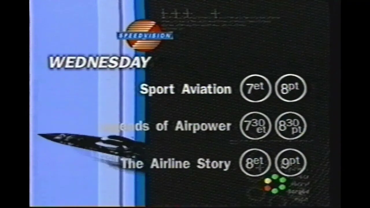 More of Wednesday on Speedvision - Commercial