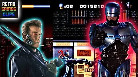 ROBOCOP vs THE TERMINATOR (SEGA GENESIS). #retrogamesclips #gameplay #segagenesis