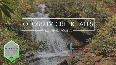 Opossum Creek Falls, SC -- 4K Cinematic