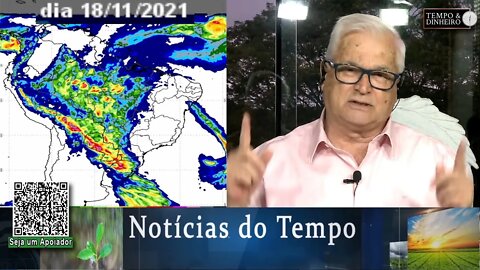 Chuvas copiosas desde Minas até o Pará. Mas, por causa do La Niña, o Rio Grande do Sul pede água