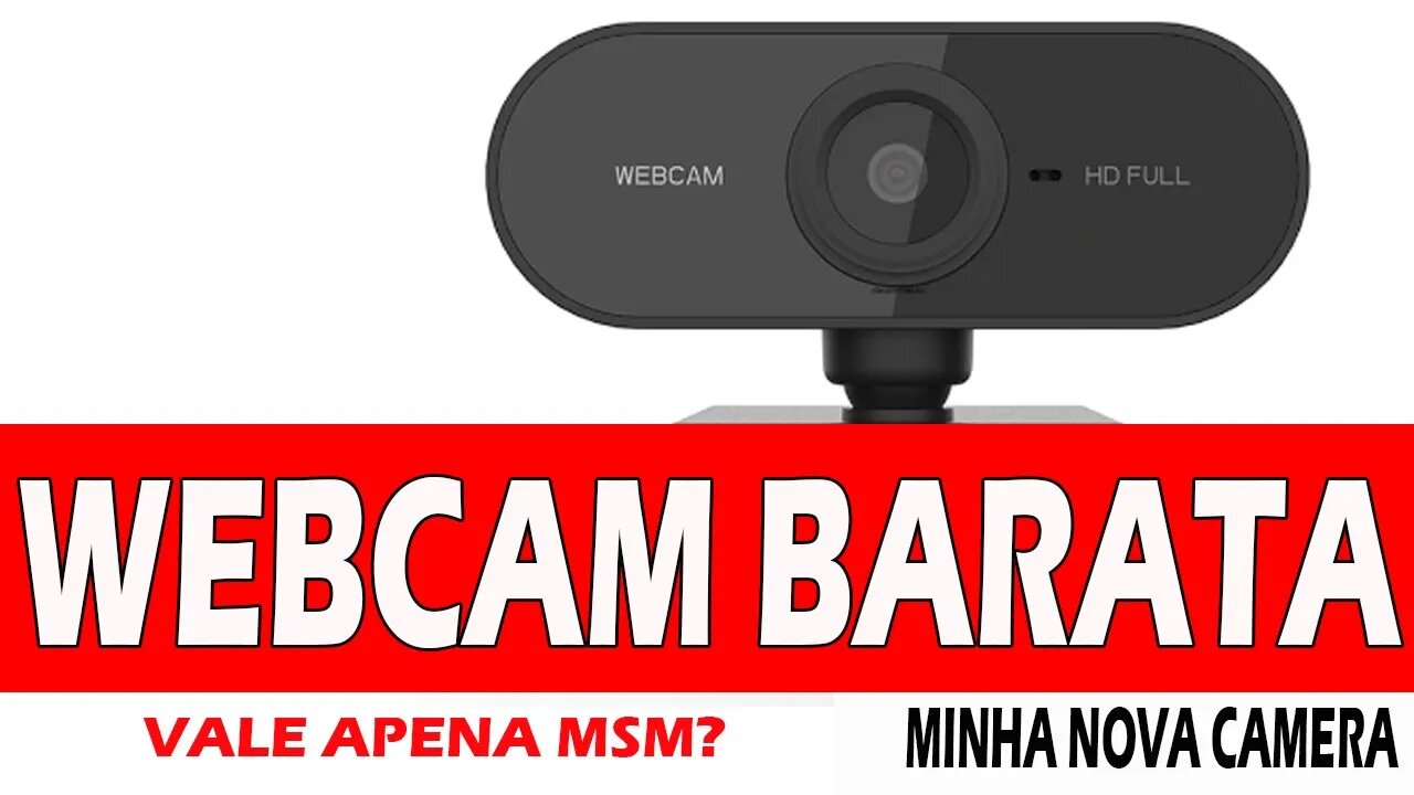 Full Hd 1080p Webcam Usb Mini Câmera De Computador Built-in!! NOVA AQUISIÇÃO PARA O CANAL