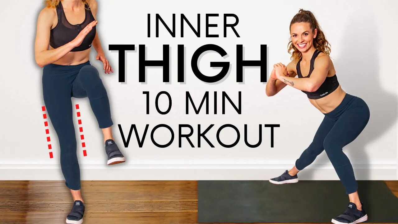 Inner Thigh Workout, 10 Minutes! Build Muscle & Tone Legs | No Equipment