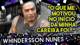 O QUE MAIS ME MOTIVOU NO INICIO DE MINHA CARREIRA - Whindersson Nunes - PODCUT