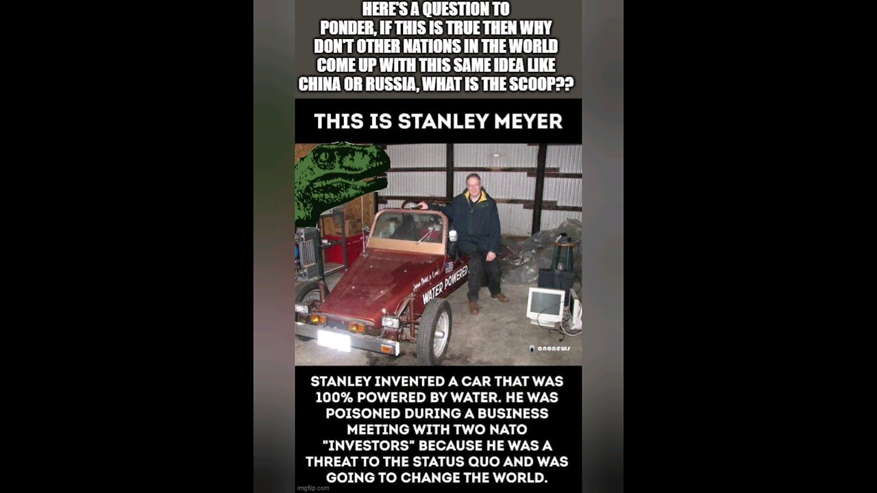 The water car die could have saved us but the government ruined it.