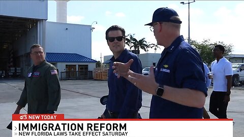 Gaetz Met the U.S. Coast Guard in Florida to See the Effects of the Surge of Illegals