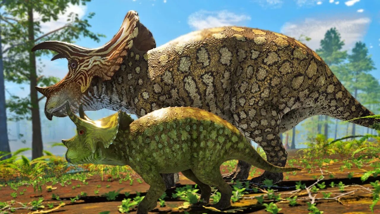 SAURIAN - O TRICERATÓPS CHEGOU, ENCONTREI UMA MANADA GIGANTE