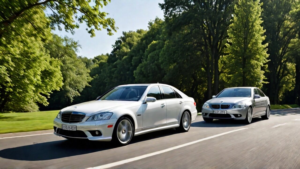 Bmw M5 E60 V10 vs Mercedes S600 V12 Sound Battle