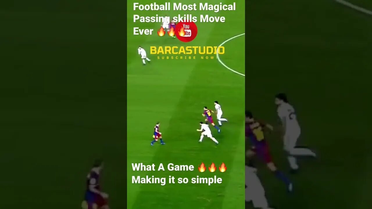 Football Most Magical Passing skills Move Ever 🔥🔥🔥#shorts