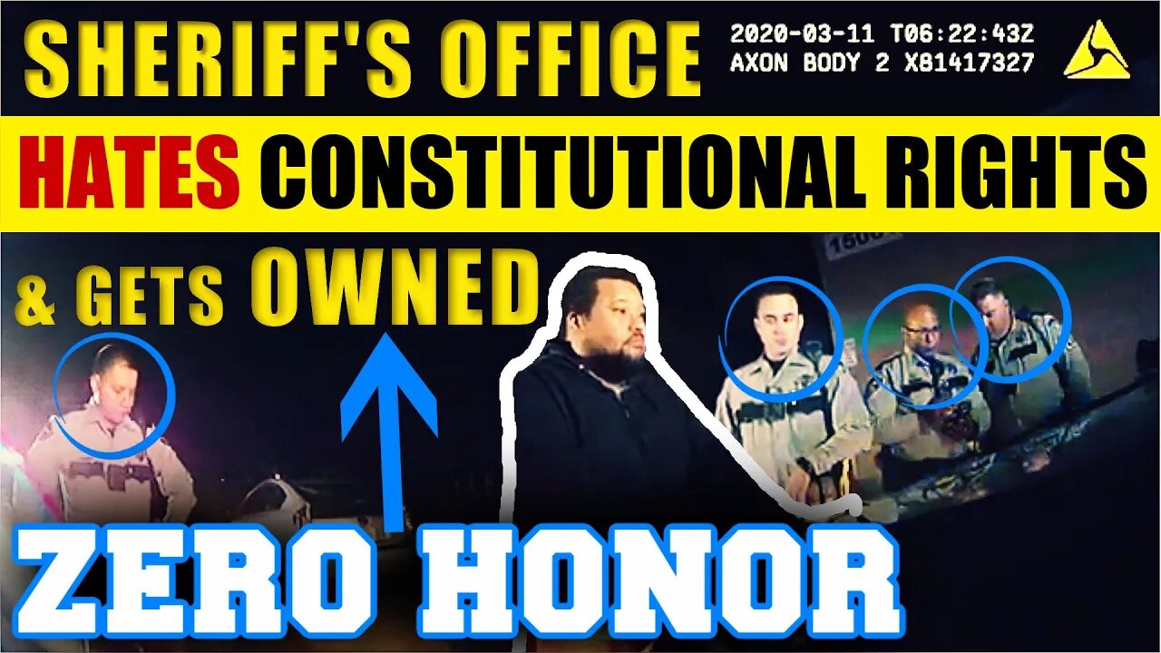 Man Flexes Rights So Hard Sheriff Turns U.S. Constitution Into Crime | El Paso County vs. America