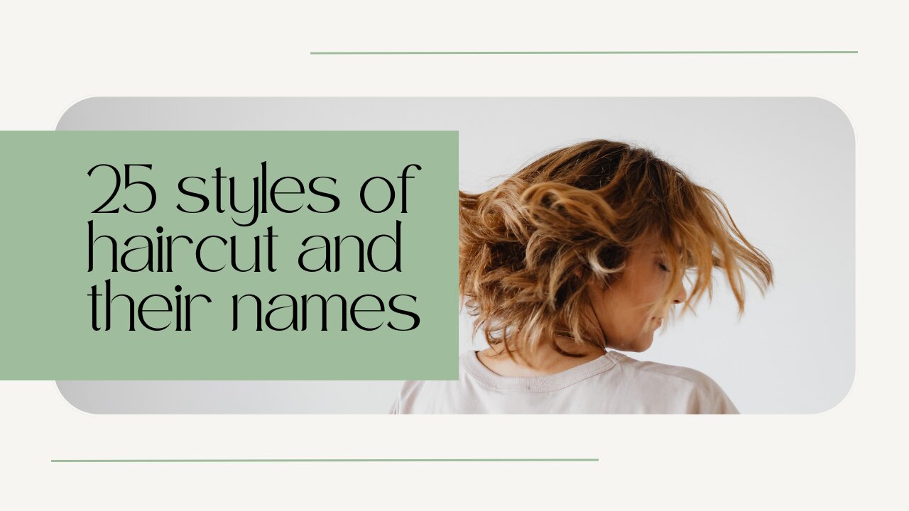 25 styles of haircut and their names