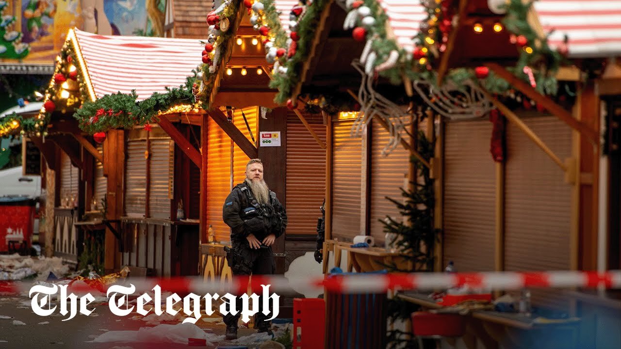 Brutal aftermath of Christmas market attack in Germany