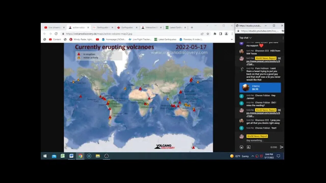 Volcano and Earthquake Update Live With World News Report Today May 17th 2022!