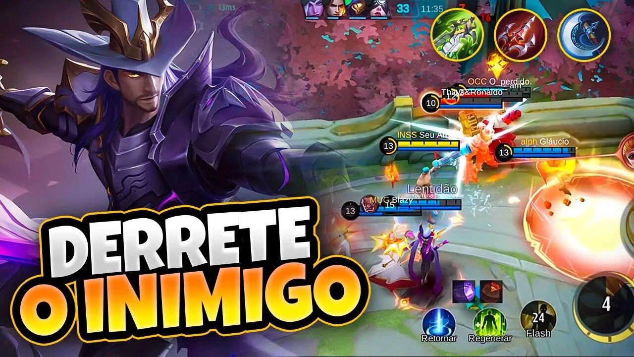 COM ELE É FÁCIL VIRAR MAIN ADC NO MLBB