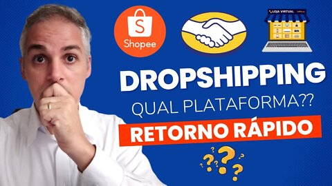 💰 ONDE GANHO DINHEIRO MAIS RAPIDO? DROPSHIPPING NO MERCADO LIVRE, SHOPEE OU LOJA VIRTUAL?